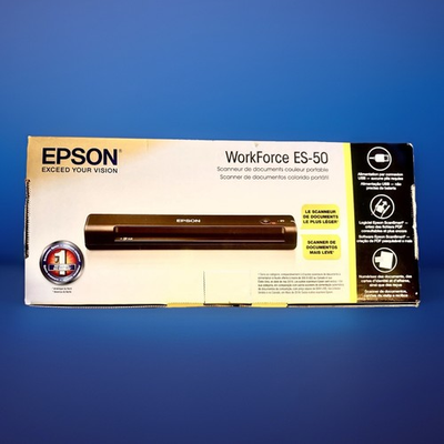#ad Epson ES 50 WorkForce Portable Document Scanner NEW FREE Samp;H $93.00