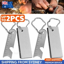 Magnesium Block & Flint Military Fire Starter Striker Firestarter Army Survival