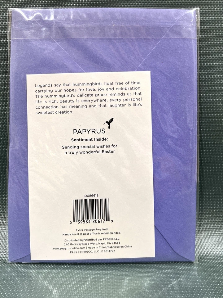 Papyrus Easter Card for Friends & Family "Sending Special Wishes" W/Envelope-1Ea - Image 2 of 2