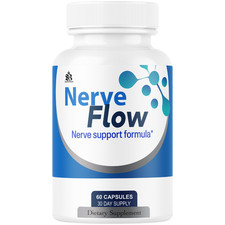 Nerve Flow Advanced Nerve Support Nerve Flow Supplement Official - 60 Capsules