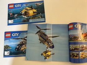 Lego City 60093 Deep Sea Helicopter - Retired 97% Complete