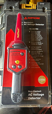 Amprobe TIC 300 PRO Non-Contact AC Voltage Detector 30-122,000VAC Self-Test