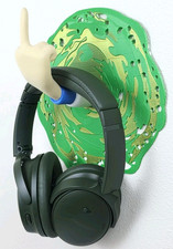 Rick & Morty Wall Mounted Headphone Holder - ...