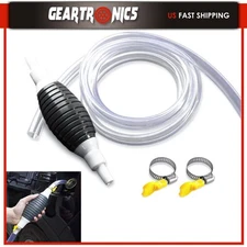 Gas Transfer Siphon Pump Gasoline Siphone Hose Oil Water Fuel Transfer Pump Han!