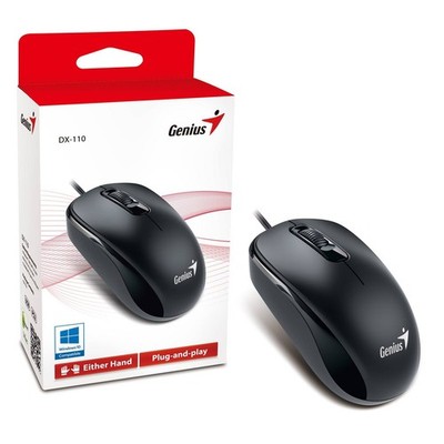 Genius DX-110 USB Optische Maus - Schwarz