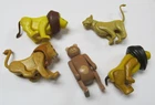 VTG Fisher Price Little People Zoo  5 Animals  Lion Bear