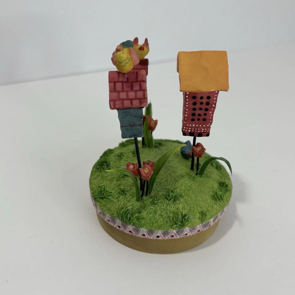 Our America by Yankee Candle Flowers Birdhouses Tarro Candle Topper Vintage Birds Foto 4 de 4