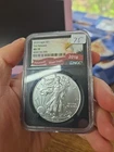 2018 $1 American Silver Eagle NGC MS70 - First Releases - Black Core