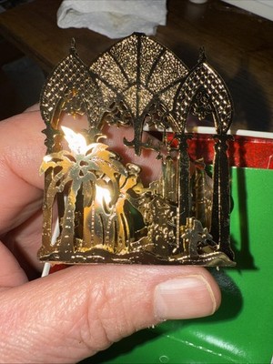 Christmas 2012 ornament Nativitiy Scene 3D Effect 2'' NEW