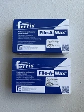 Ferris File A Wax Jewelry 1 Pound Blue Lot of 2