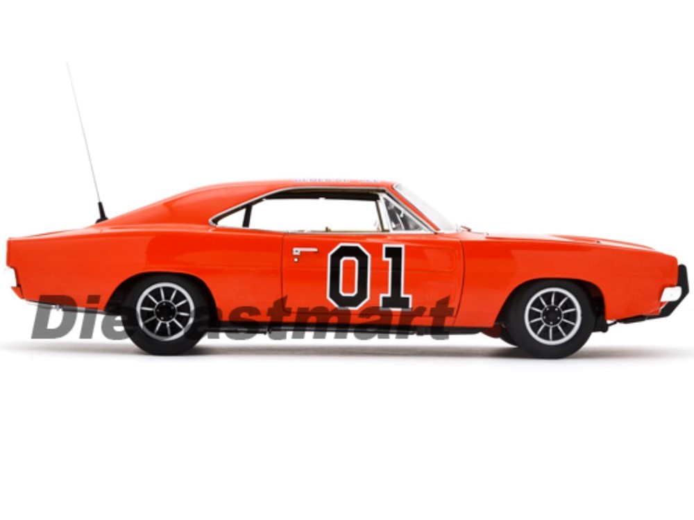 AUTOWORLD 1:18 1969 DODGE CHARGER DUKES OF HAZZARD GENERAL LEE NEW