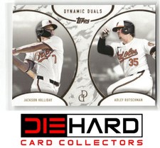 2025 Topps Dynamic Duals #6 Jackson Holliday / Adley Rutschman Orioles RMH