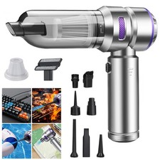 Handstaubsauger Akku 4-in-1 Auto Staubsauger 3-Gang Kabellos Mini Staubsauger