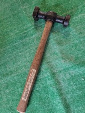 Vintage Auto Body Hammer 14oz. Head 11 Wooden Handle