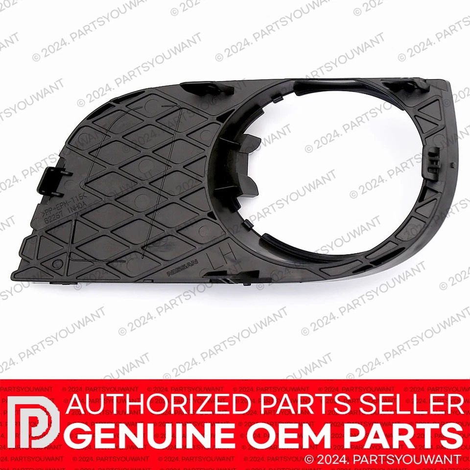 GENUINE Infiniti 10-13 G37 OEM Left Driver Side Fog Light Cover Trim 62257-1NH0A Foto 4 de 4