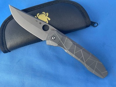 Spyderco C199TIP Nirvana Knife 1 Piece Titanium Handle S90V 2019 Production #155