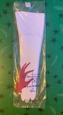 New Vintage 1960s White Contour Fit Gloves by Shalimar Size XL 15  NOS