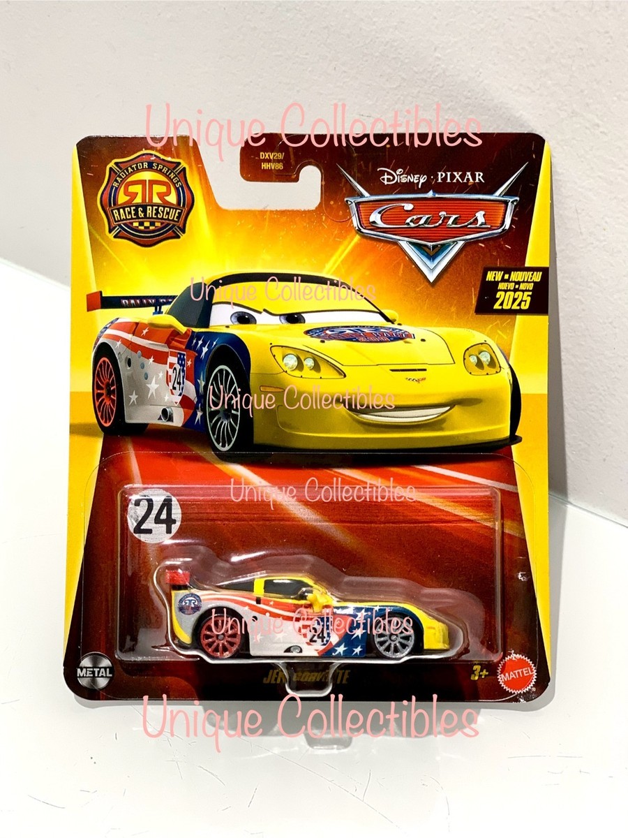 Disney Cars Radiator Springs Race & Rescue Jeff Gorvette Diecast