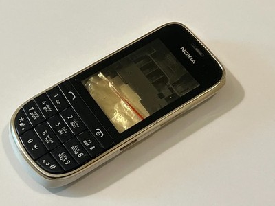 For Nokia asha 202 203 Housing Cover with buttons white color Replacement as is
