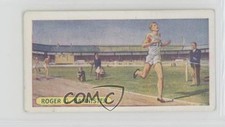 1957 Junior Service Famous Sports Records Black Back Roger Bannister #1 11bd