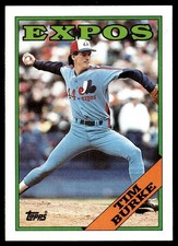 1988 Topps Tim Burke Montreal Expos #529