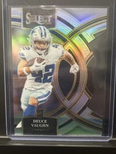 2023 Panini Select - Premier Level Deuce Vaughn #128 Silver Prizm Die-Cut (RC)