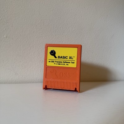Atari 800 XL Basic XL computer cartridge OSS Precision 1984