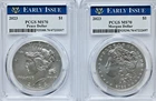 2023 $1 Morgan & Peace Dollar 2 Coin Set PCGS MS70 Early Issue