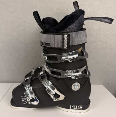 Rossignol Pure Pro 80 Womens Ski Boots 22.5 MP US 5.5 Black RBH2290