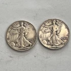 2 Walking Liberty Half Dollar (1916-1947) 90% Silver LOT C