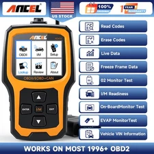 ANCEL AD410 OBD2 Scanner Check Engine Fault Code Reader Car Diagnostic Scan Tool