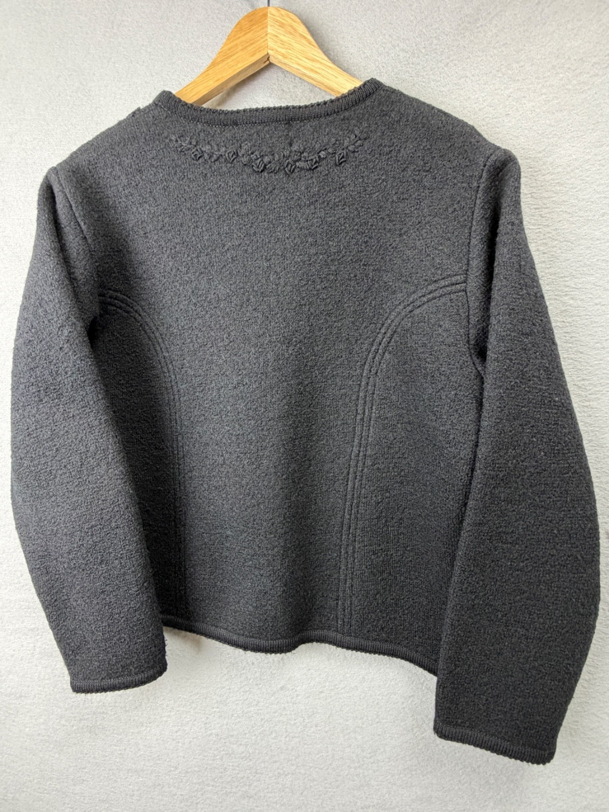 Pendleton Classic 100% Wool Black Embroidered Jac… - image 7