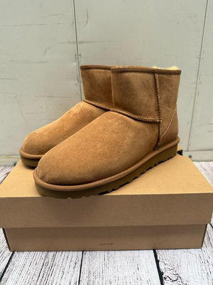 #ad NEW 100% Authentic UGG Classic Mini II Chestnut 1016222 Women#x27;s Boots Size 5 10 $125.00