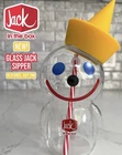 Jack in the box glass cup (limited edition) ships out same day !