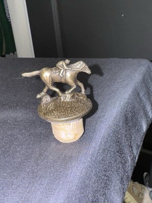 Blanton's Bourbon Jockey Rider Bottle Stopper Cork Topper Letter  N  Second N
