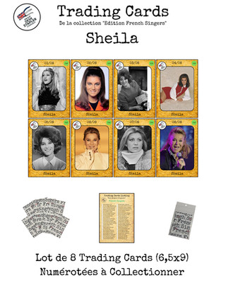 Sheila French Singers Schreibtisch Hefter Originals 1-8 seltene Auflage Limité 6,4x9cm