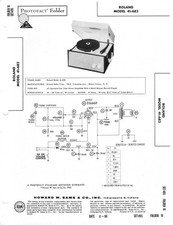 Roland - Model  41-682 - Record Player - Original Service Manual -1960