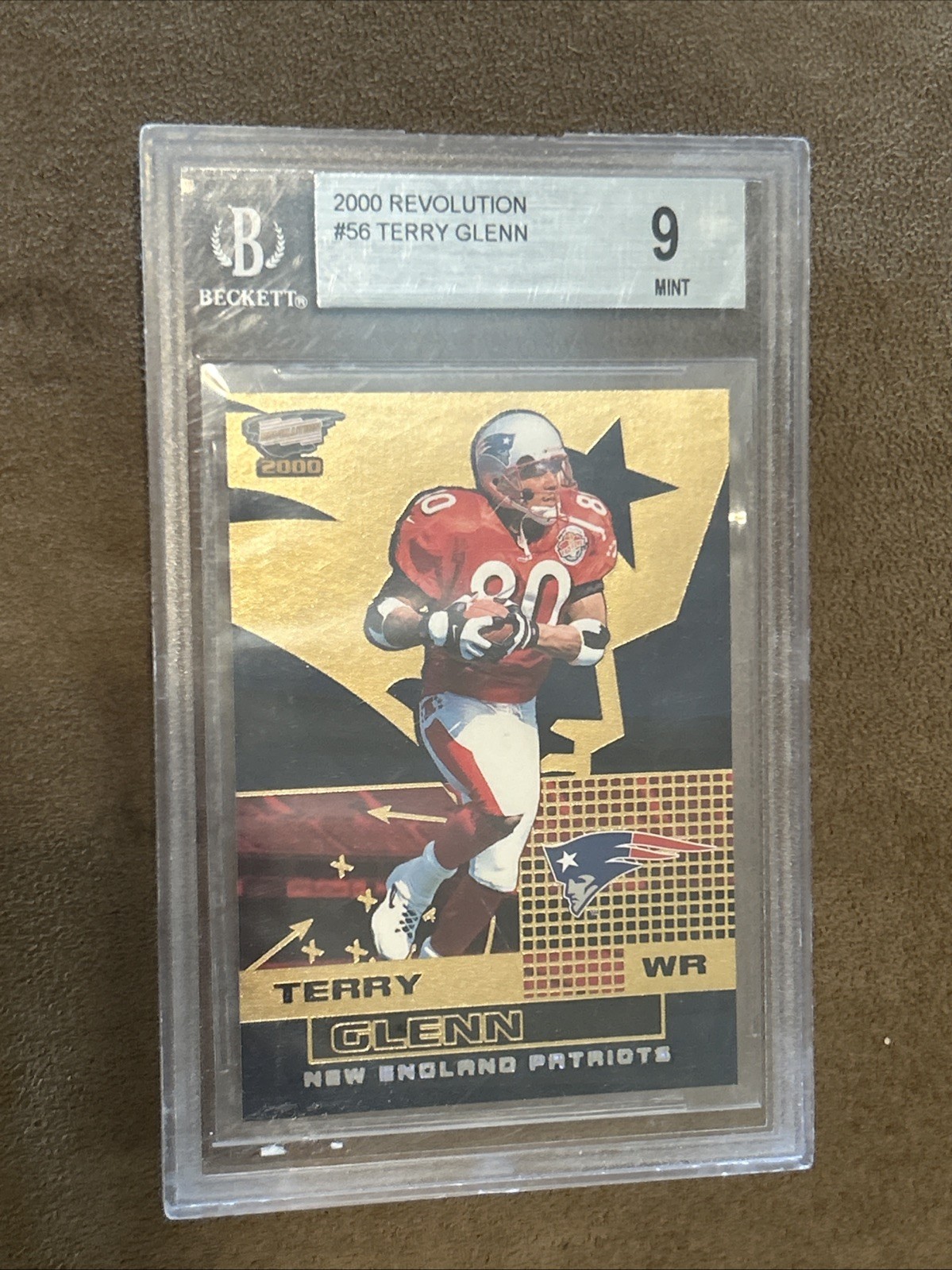 2000 Pacific Revolution Terry Glenn #56 BGS 9 MINT