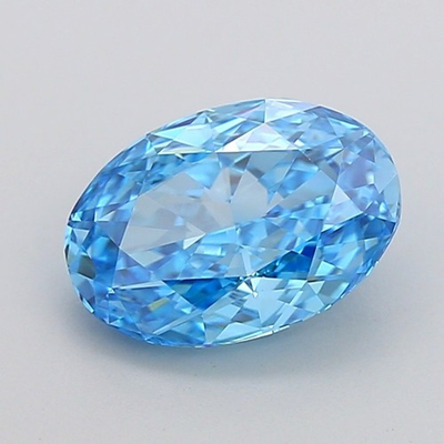 #ad #ad Oval Cut 2.17 Ct Fancy Vivid Blue VVS2 IGI Certified Lab Grown CVD Diamond $1000.00