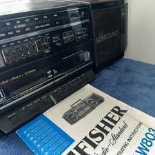 Fisher studio standard PH – W803 portable stereo/boombox radio Only