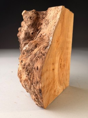 Gespaltene Maser Ulme Harz Live Edge Drechselholz Rohlinge 7x7x5 Zoll 1,4 KG