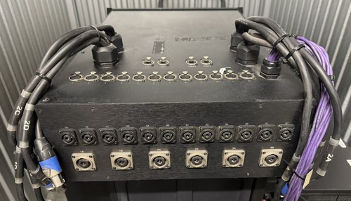 Amplifier Rack I/O Panel 12 Ch I NL4 ,NL8 & Socapex Breakout. - Picture 2 of 3
