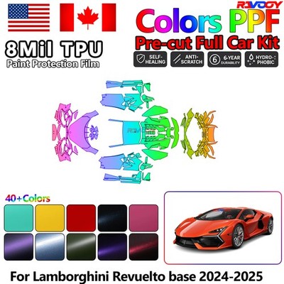 Color Precut PPF Paint Protection Film For Lamborghini Revuelto base 2024-2026