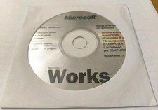 Microsoft Works 7.0 CD imballato originale nuovo retro computer pc 7 Acer