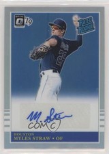 2019 Panini Donruss Optic Holo Prizm 26/99 Myles Straw #R85-MS Auto 8k4