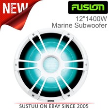 Fusion Signature Series 3 12" 1400W Marine Subwoofer with CRGBW│Sports White