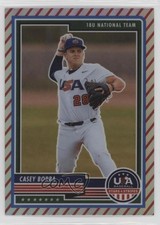 2023 Panini USA Baseball Stars & Stripes Stripes Prizm Casey Borba #3 0c6