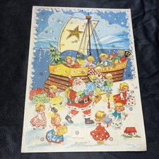 Vintage Adventskalender 24 Türchen gebraucht Made in England