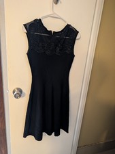 Sleeveless Women's Dress Black/Floral, Size Small