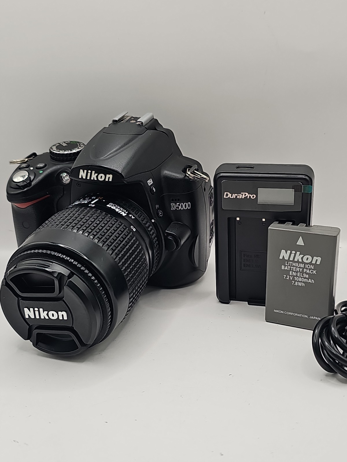 Nikon D5000 Dslr Camera With AF Nikkor 35-80mm Lens Working Condition